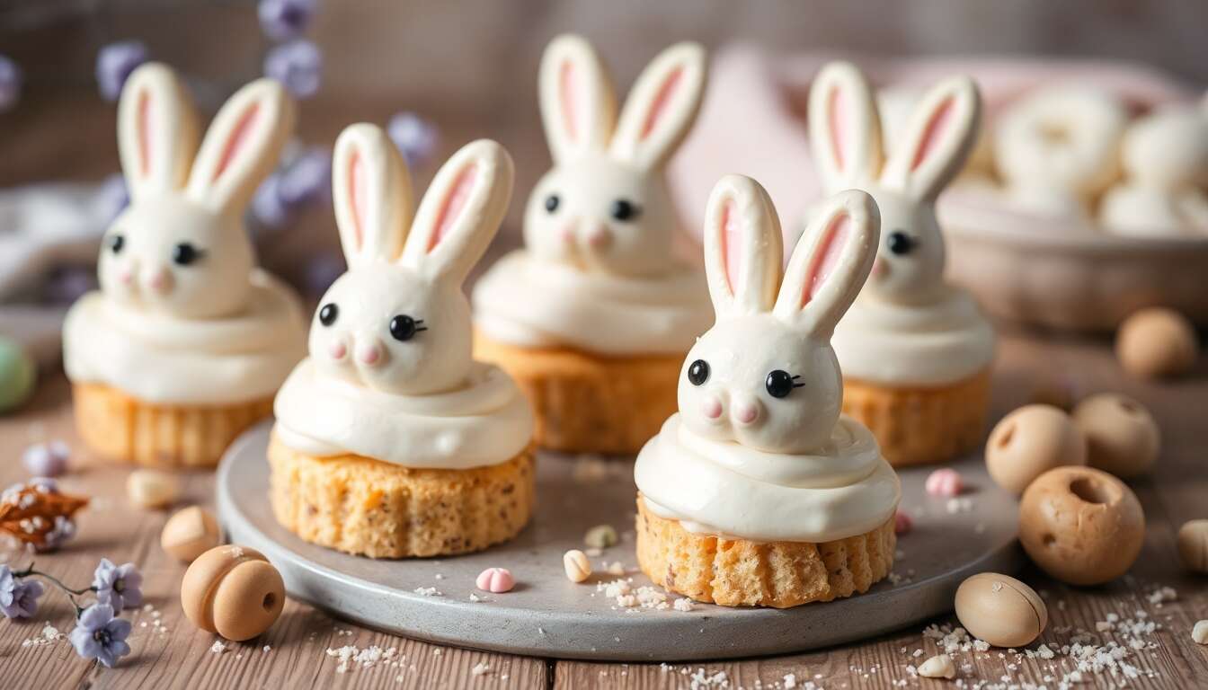 Recette de petits gâteaux Bunny de Pâques