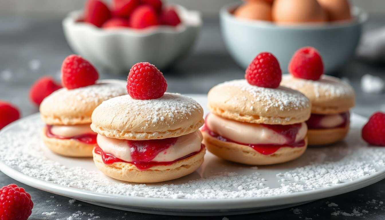 Recette Macarons Cheesecake Framboise