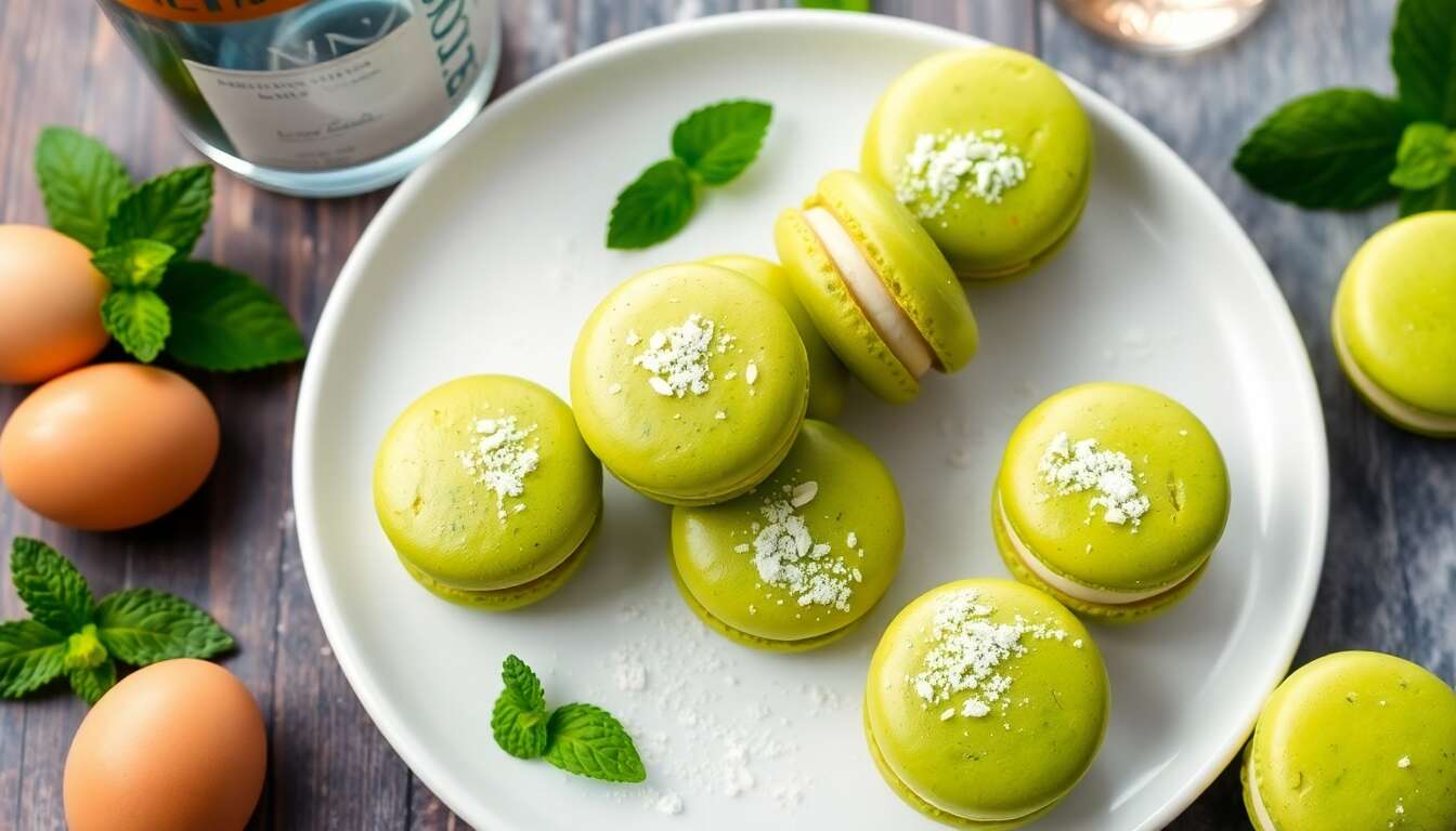 Recette de macarons Mojito : un délice rafraîchissant