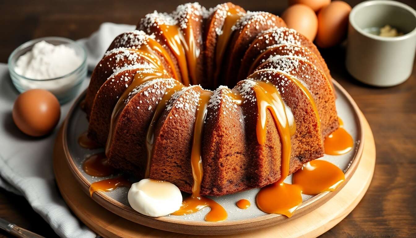 Recette de Bundt Cake au Caramel : un Délice Gourmand