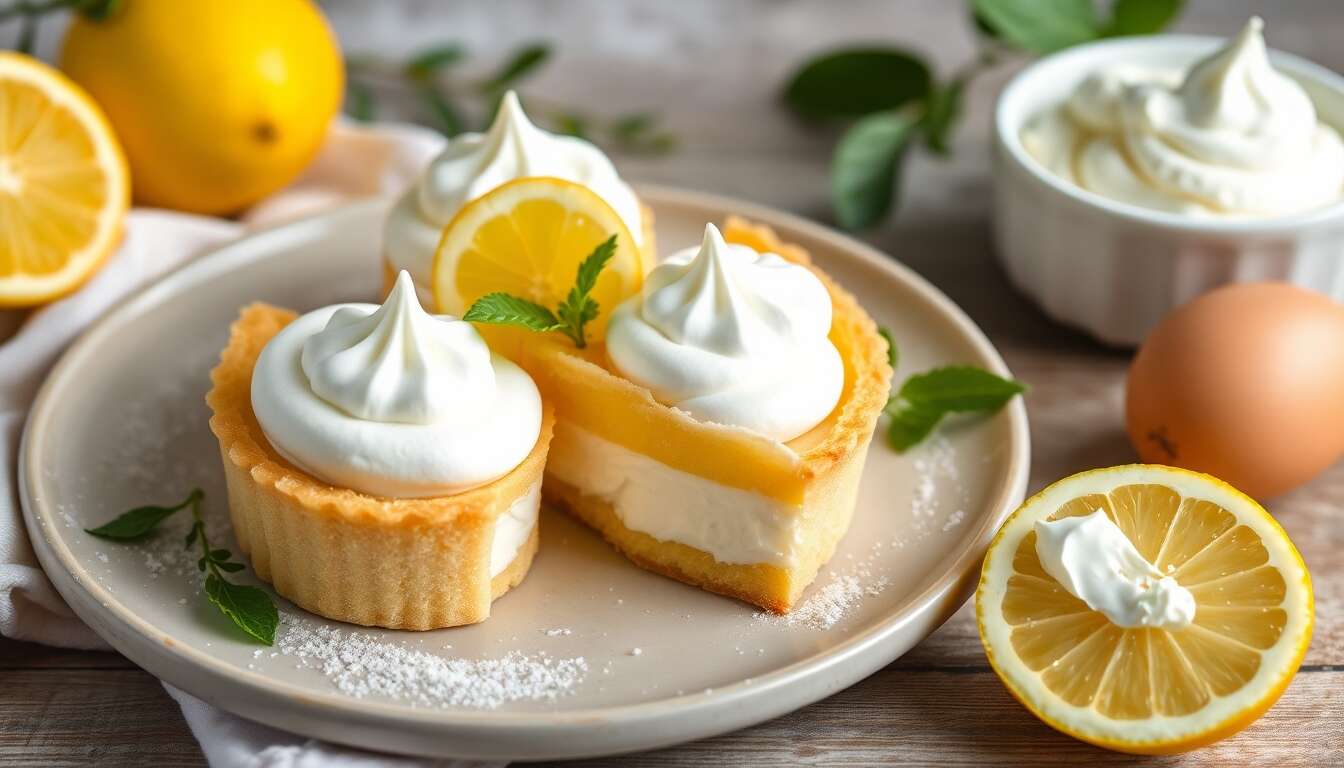 Recette de tartelettes au citron meringuées d'Aurélie