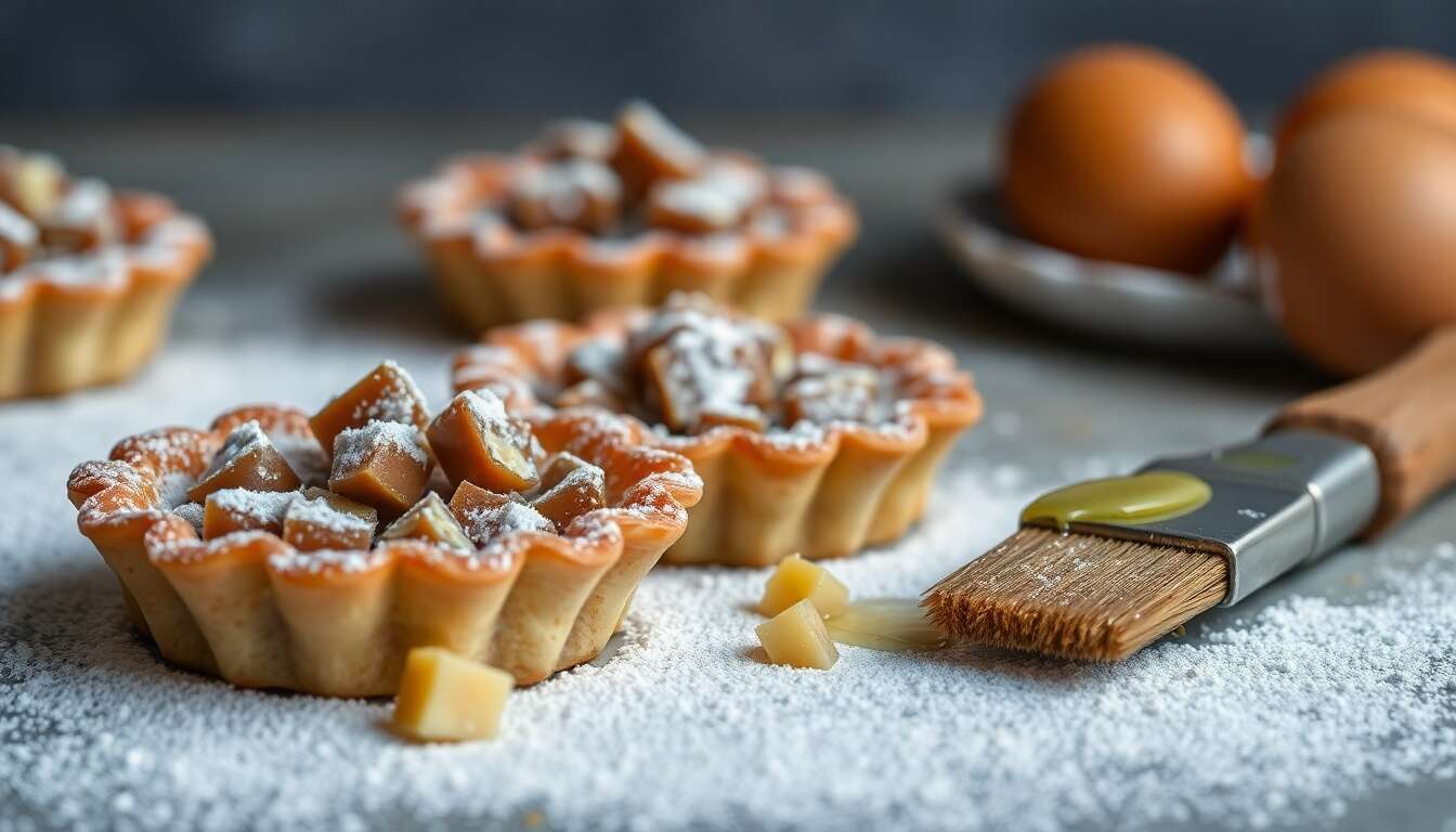 Recette de tartelettes croustillantes au gianduja