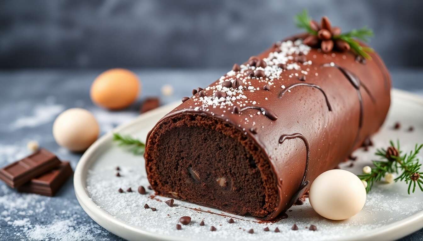 Bûche de Noël au chocolat : la recette incontournable