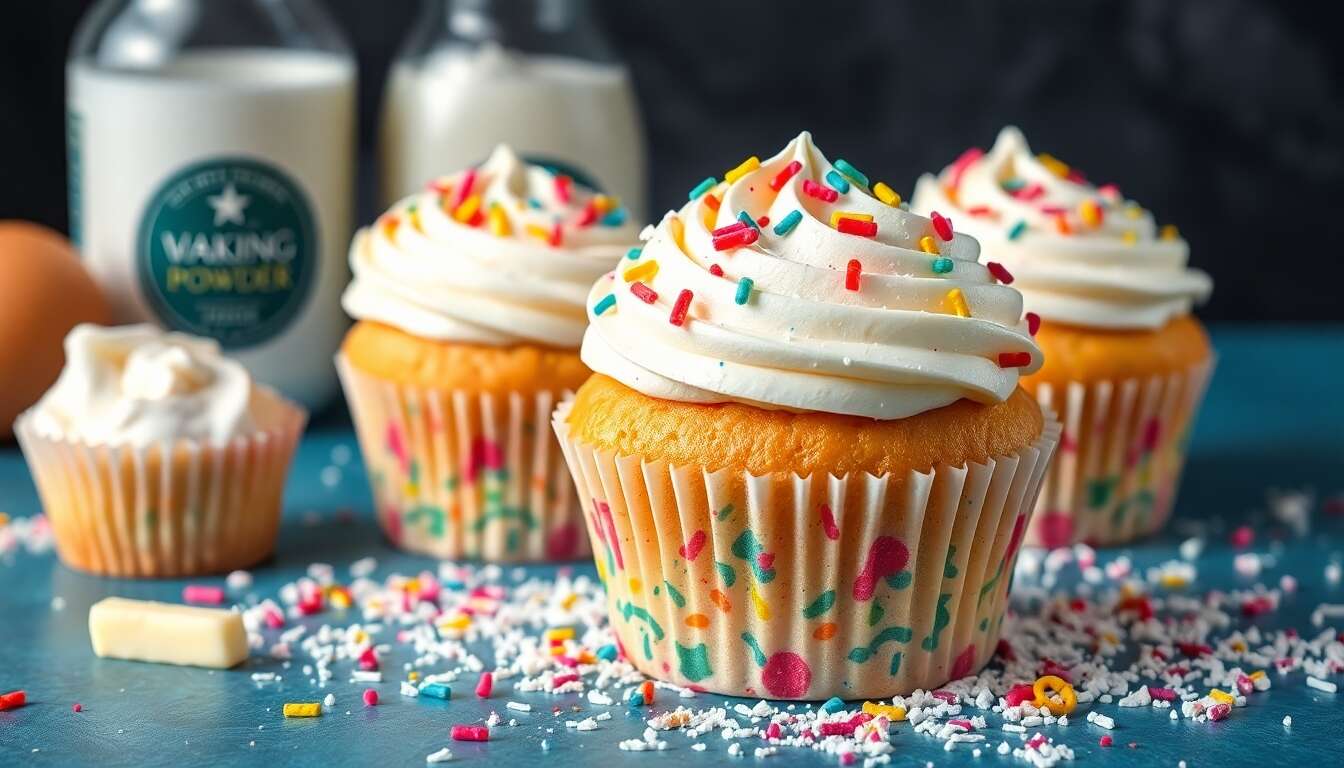 Cupcakes Funfetti : recette facile et festive