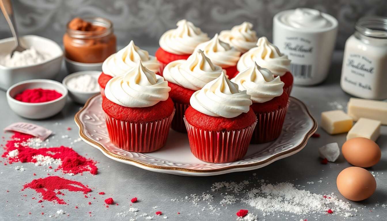 Recette de cupcakes Red Velvet : un délice irrésistible
