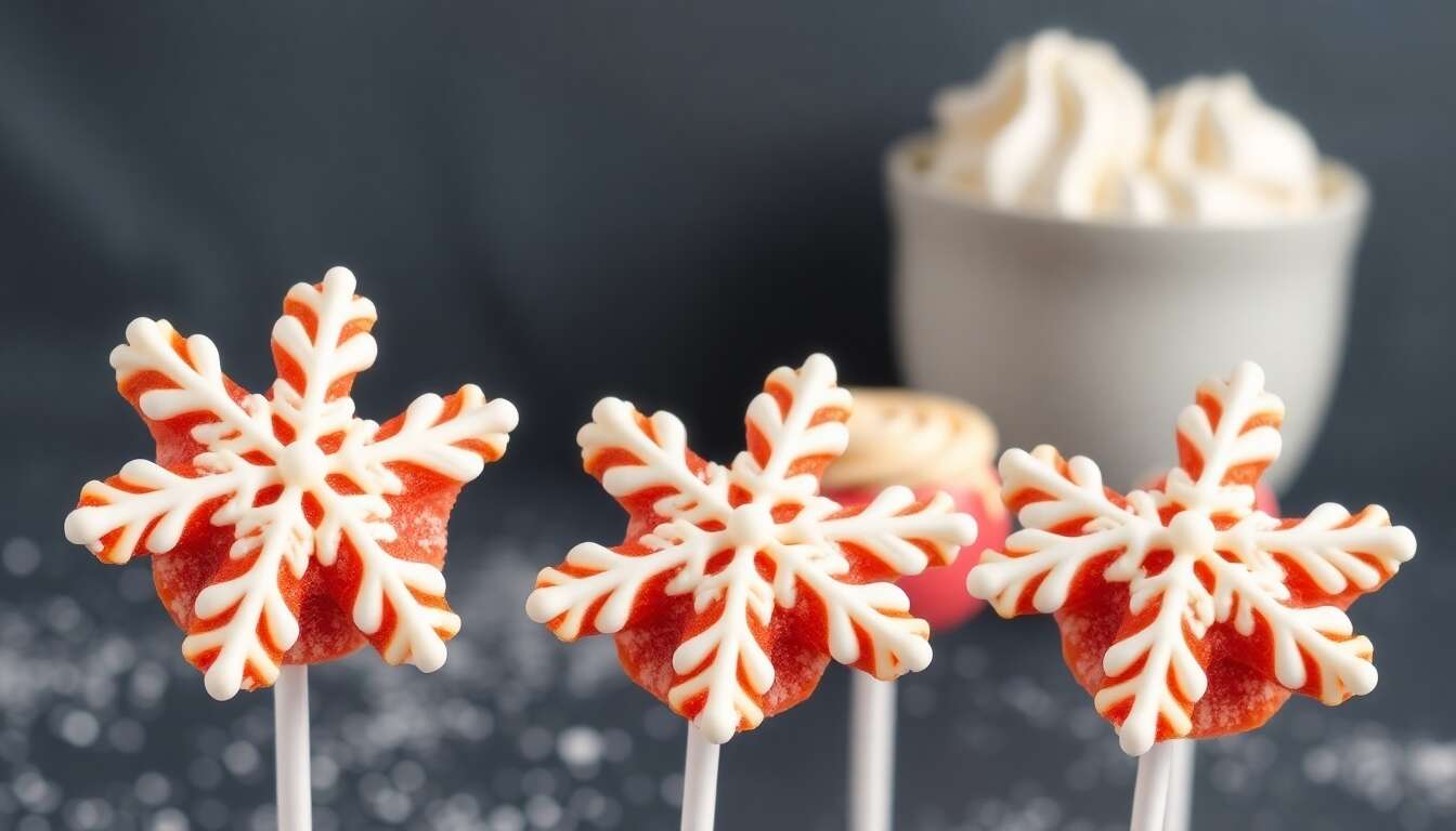 Recette facile de cake pops flocons
