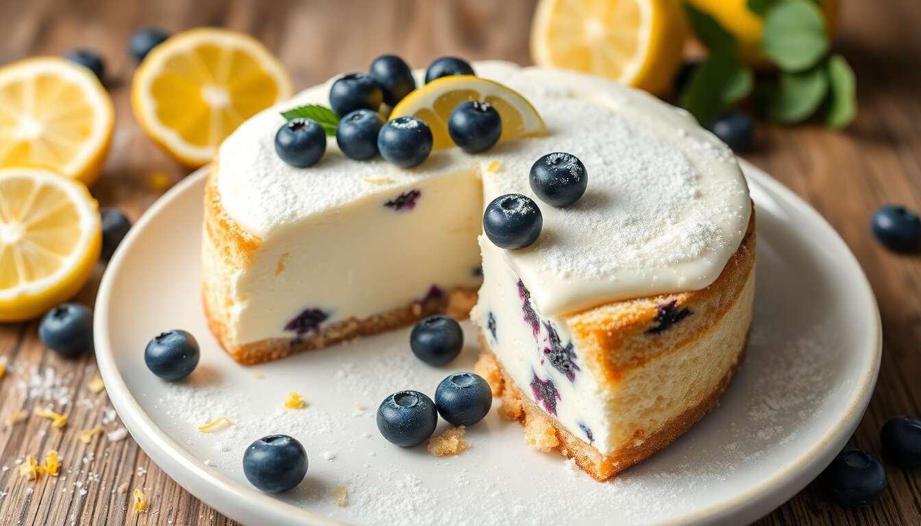 Recette de cheesecake myrtilles et citron : un dessert frais et gourmand