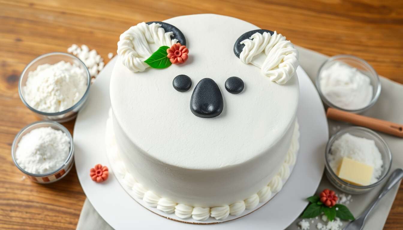 Recette de gâteau koala en cake design : astuces et étapes