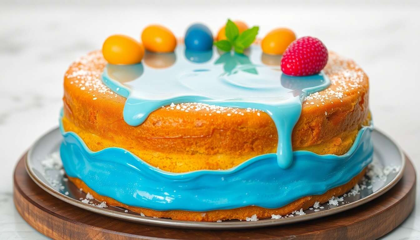 Recette du gâteau swimming pool de Gwendoline