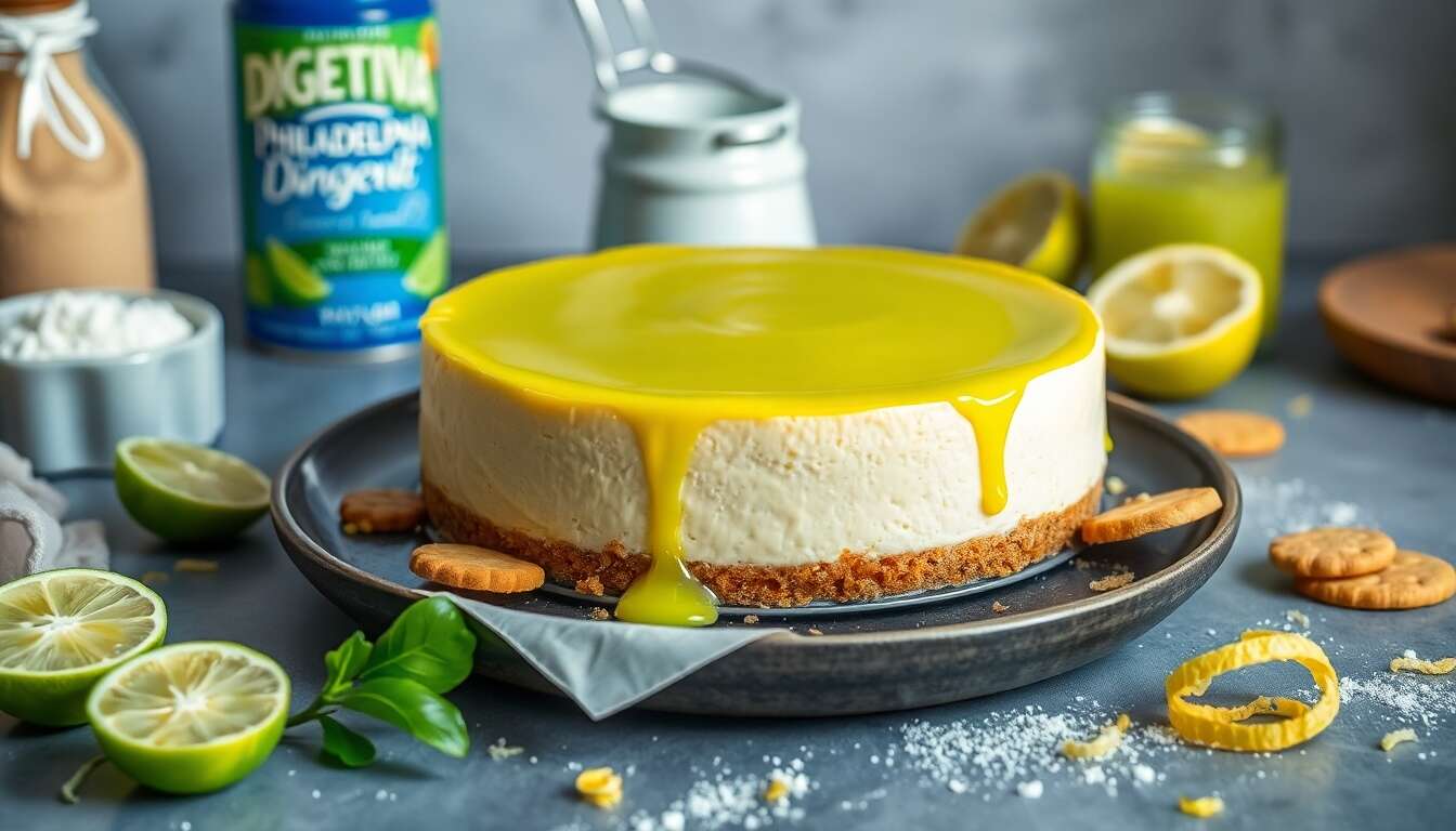 Recette de cheesecakes au citron vert : fraîcheur et saveurs acidulées