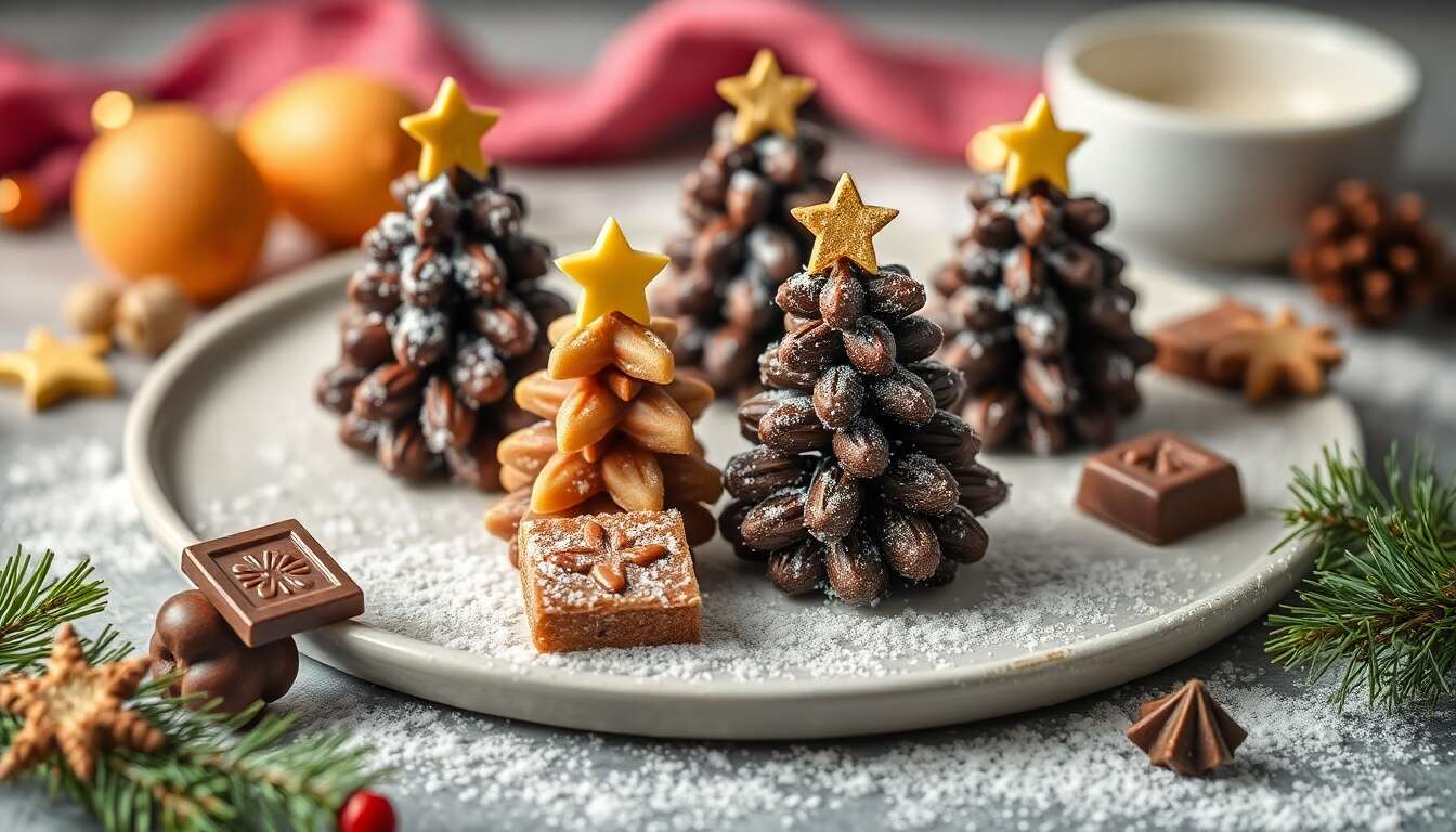 Recette de sapins au chocolat faciles et délicieux