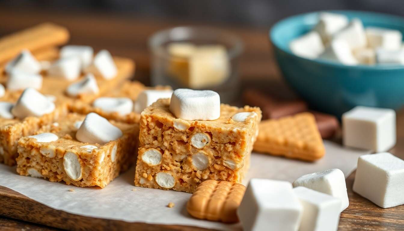 Recette de barres céréales guimauve spéculoos