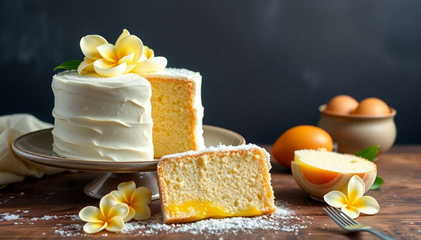 Recette de gâteau blanc à la vanille