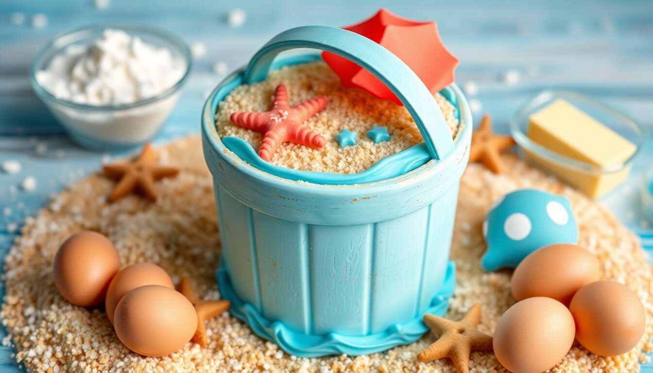 Recette du gâteau seau de plage : une idée originale pour l'été