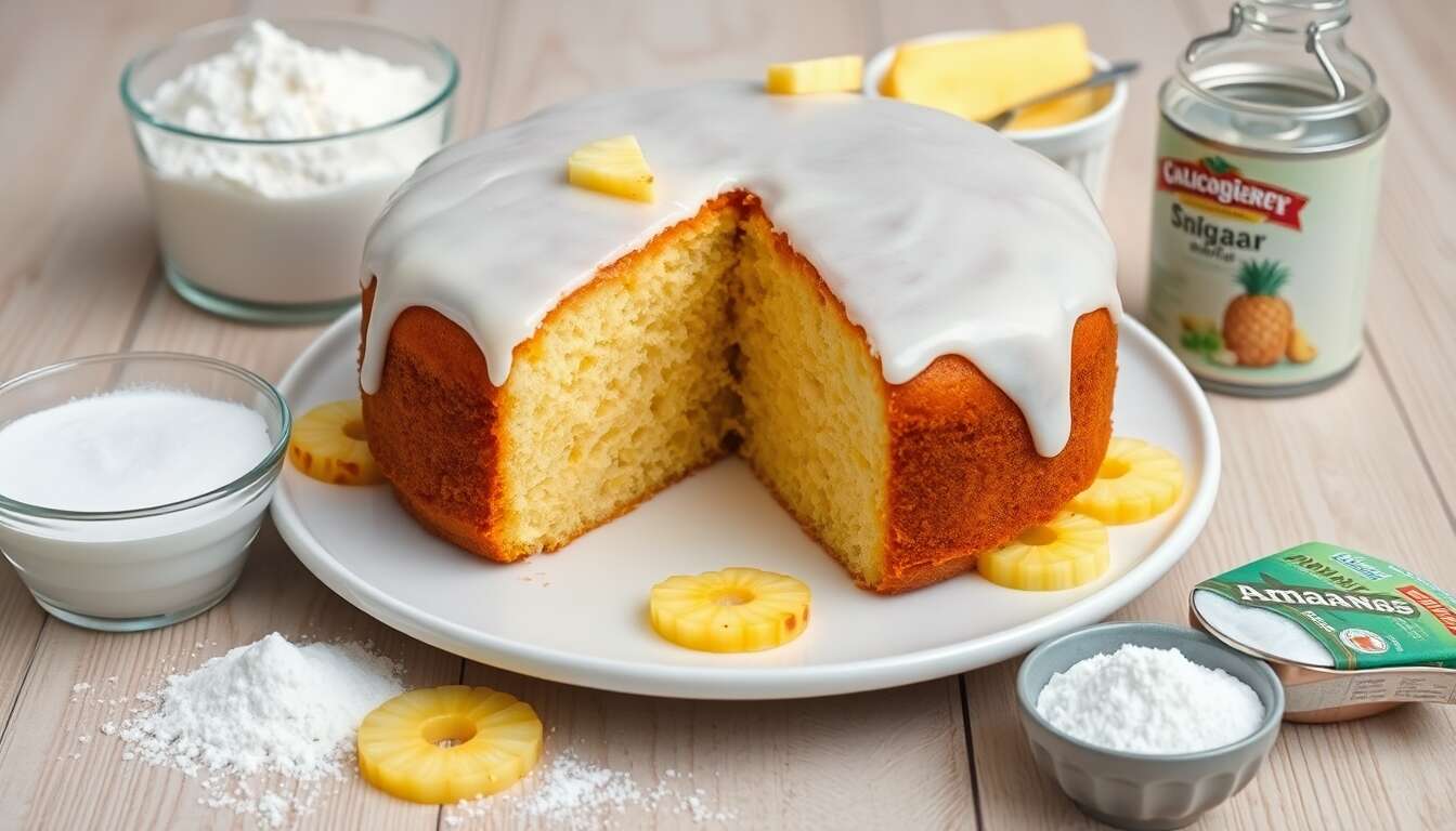 Recette du gâteau à l'ananas : un délice tropical