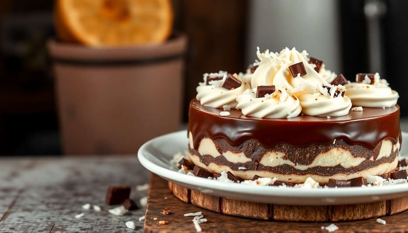 Recette de ganache Bounty : un délice chocolat-coco