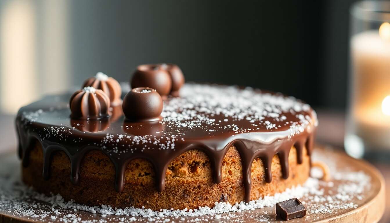 Glaçage chocolat noisette : recette végétalienne facile