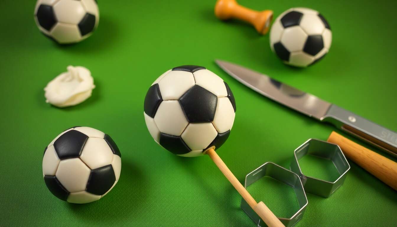 Comment créer un topper ballon de foot 3D ?