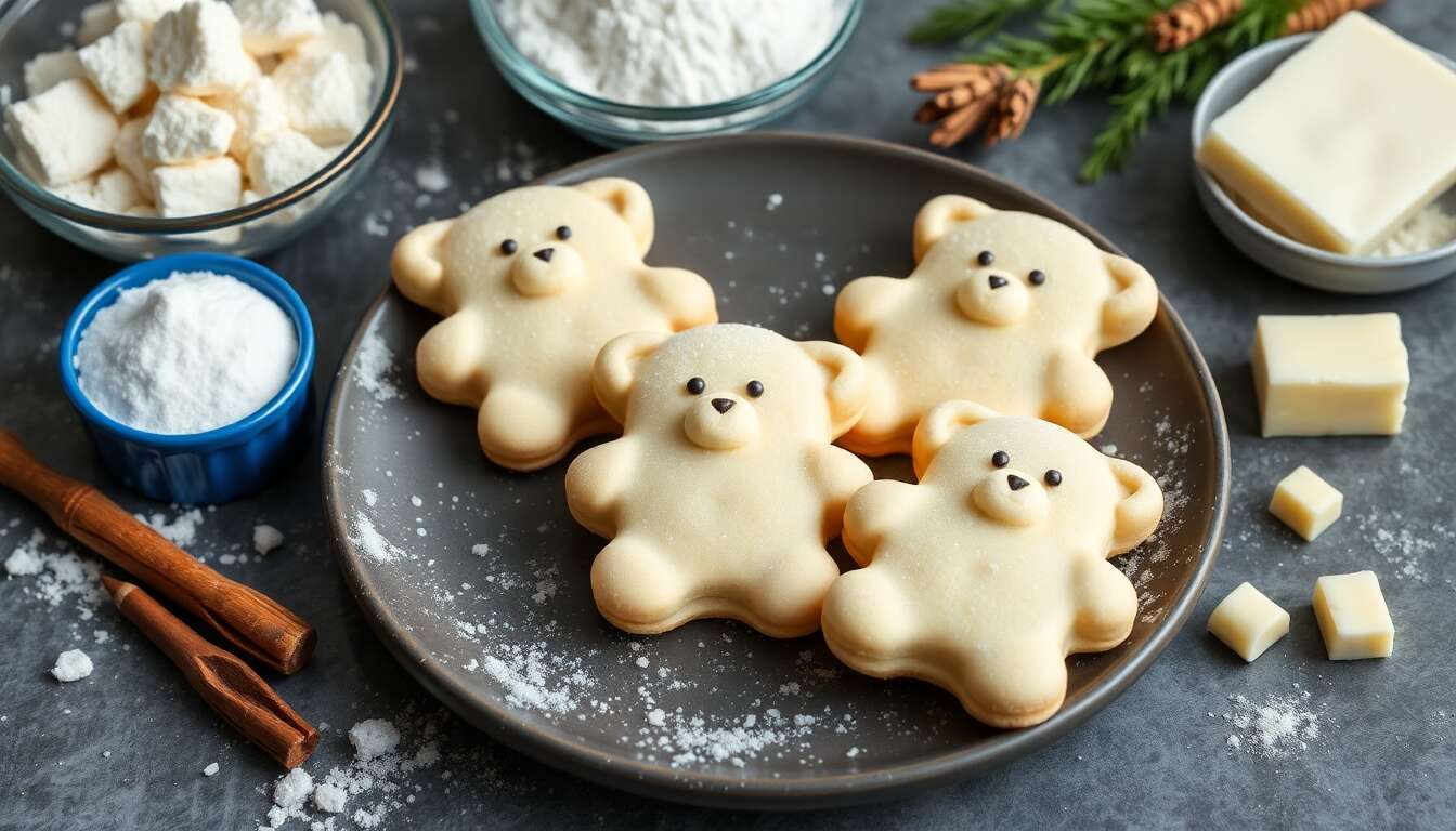 Recette de biscuits oursons blancs : irrésistibles et faciles à réaliser
