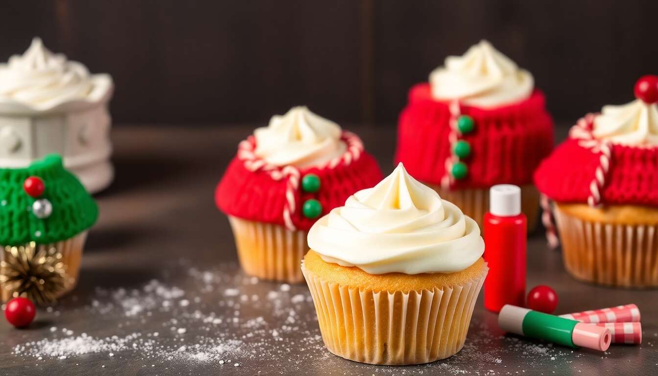 Recette de cupcakes pull de Noël : comment les préparer ?
