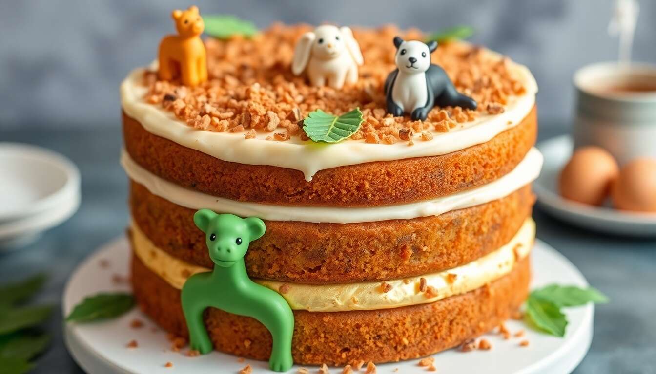 Recette de Layer Cake Safari et Modelage d'Animaux