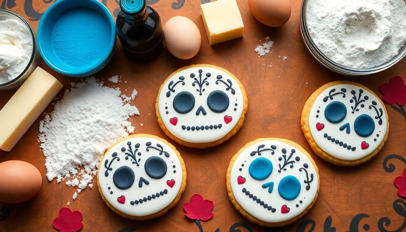 Recette de biscuits pour El Dia de los Muertos