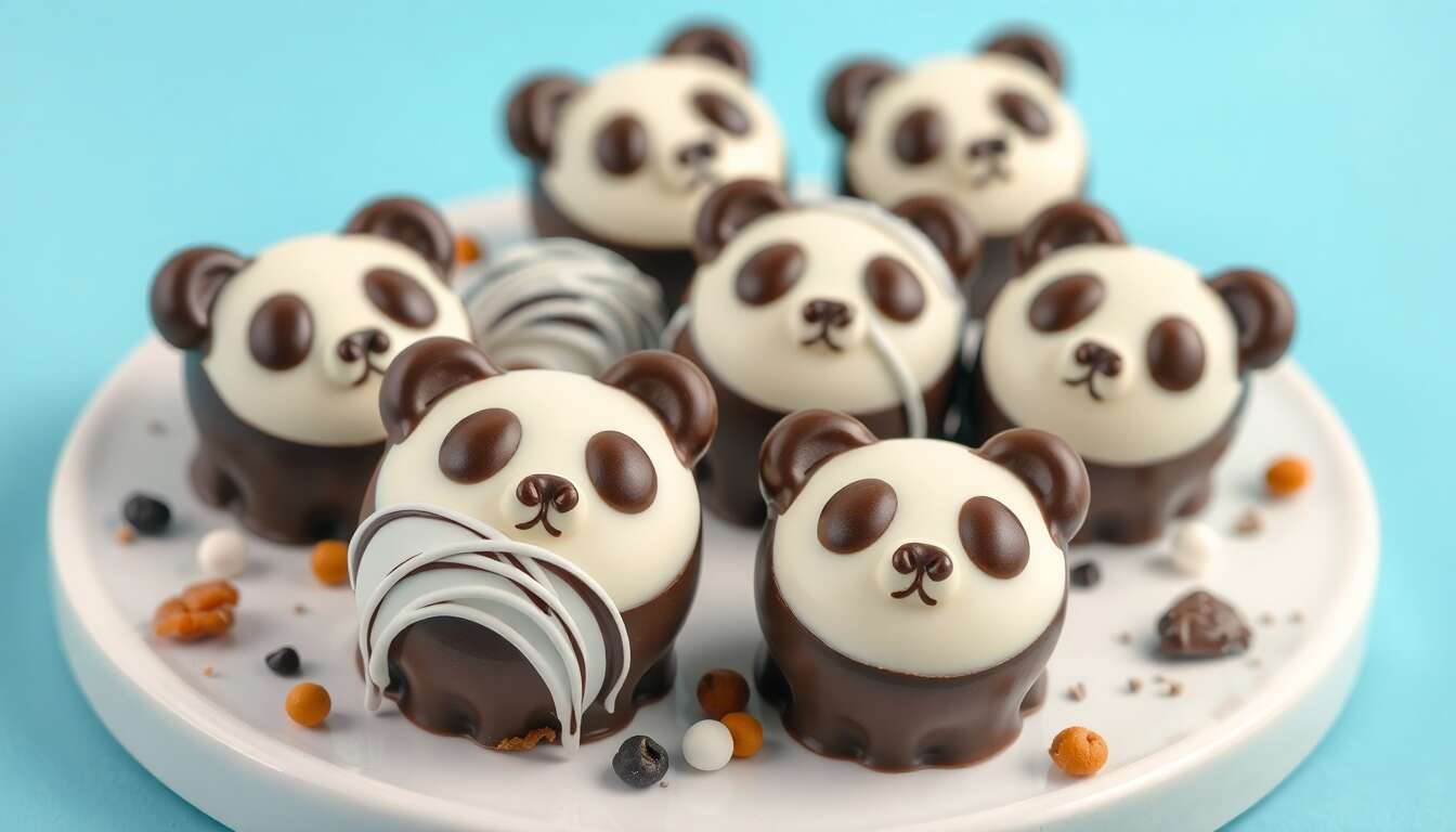 Recette : chocolats pralinés Panda irrésistibles