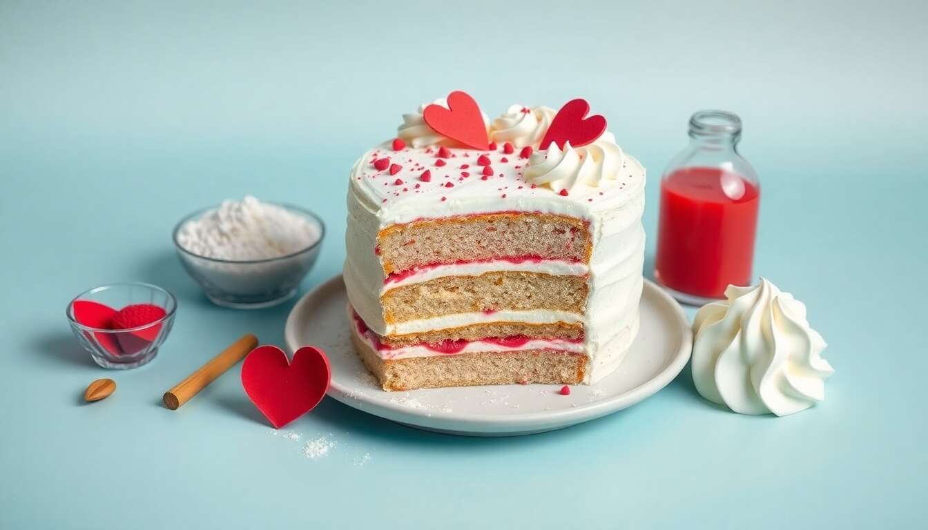 Recette Layer Cake spécial Saint-Valentin