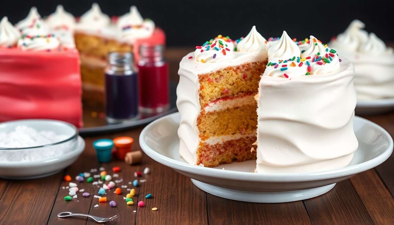 Recette du push up rainbow cake de Charlotte