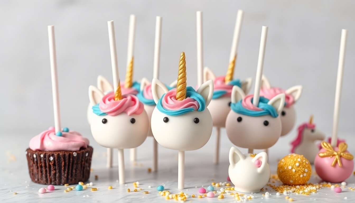 Recette : cake pops licorne