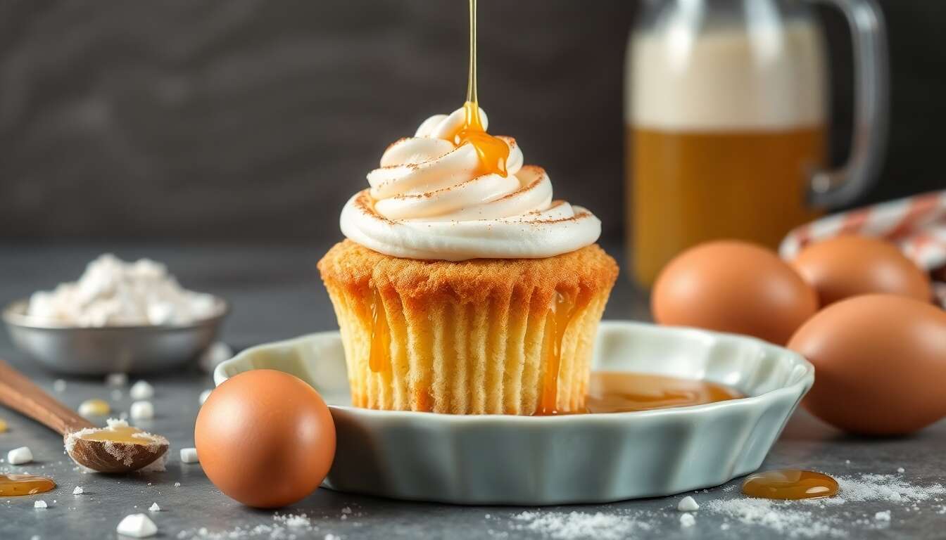 Recette de cupcake à la crème brûlée : un délice gourmand