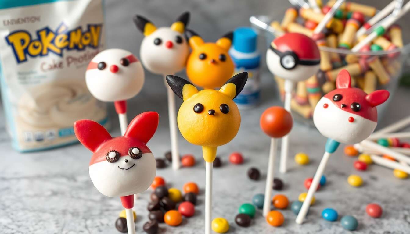 Recette de Cake Pops Pokémon : tutoriel Facile