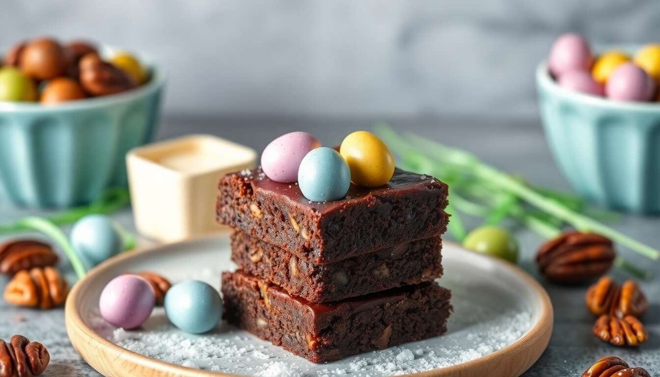 Recette de brownie de Pâques : délice chocolaté à découvrir