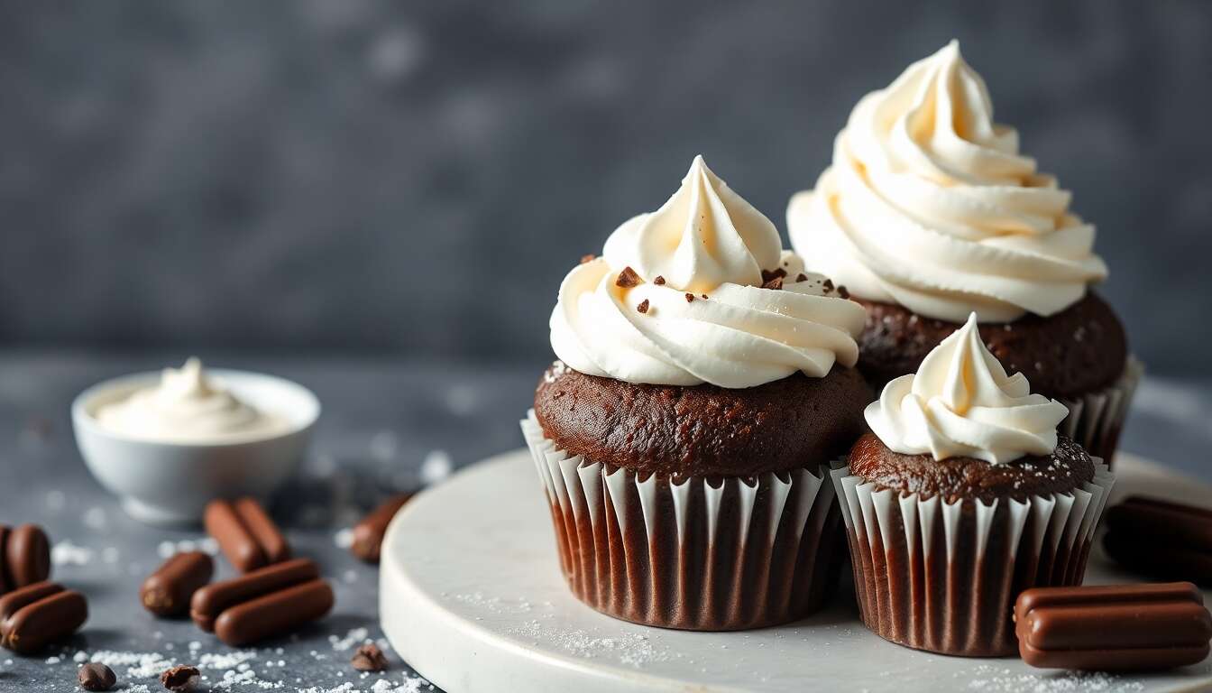Cupcake praliné et chocolat : recette gourmande