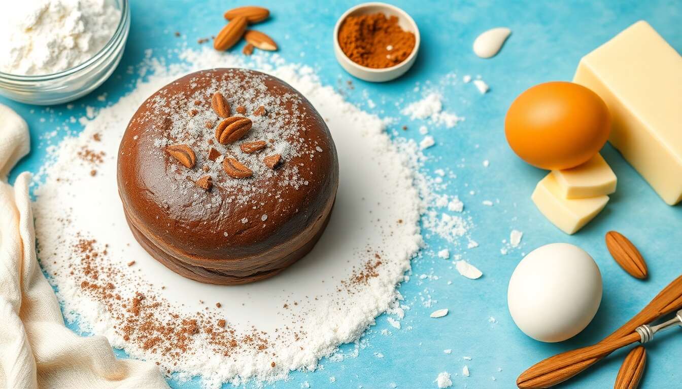 Recette délicieuse de pâte sucrée au chocolat