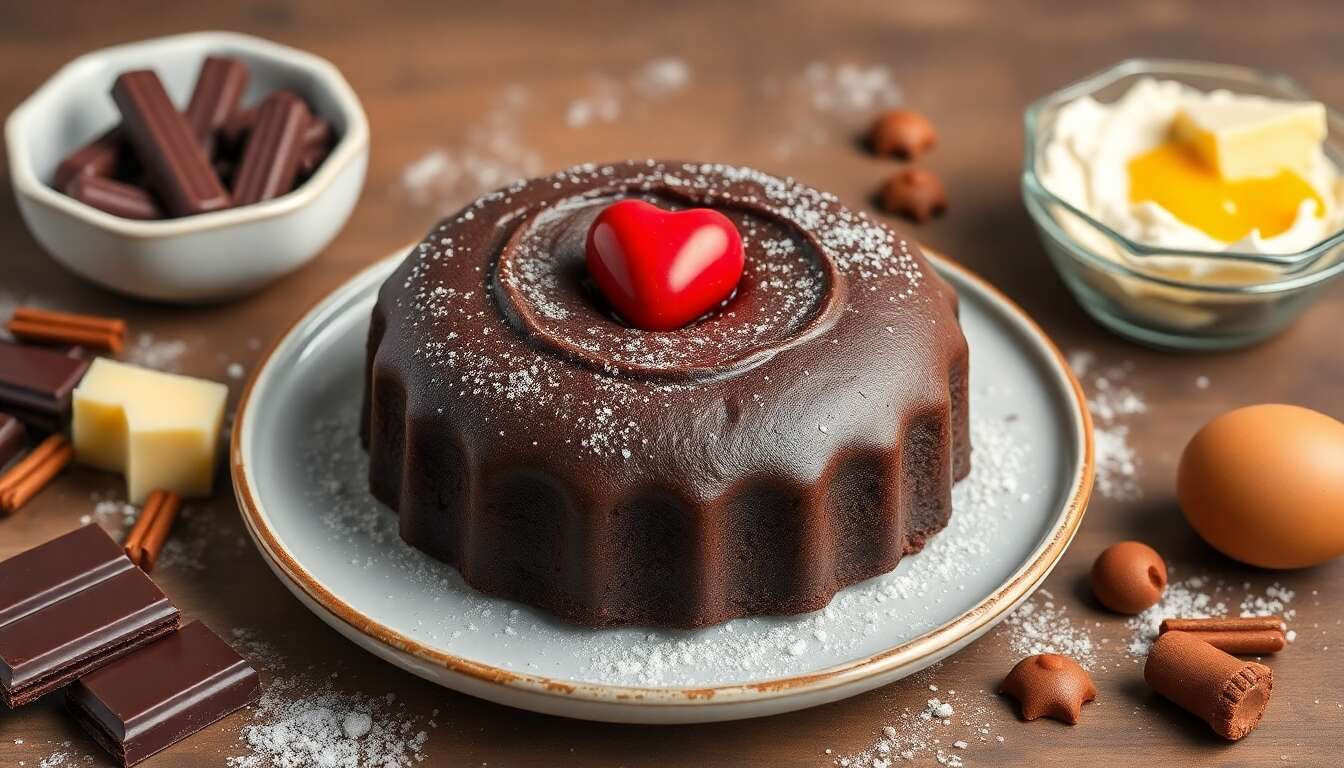 Moelleux au chocolat cœur coulant spéculoos : recette gourmande