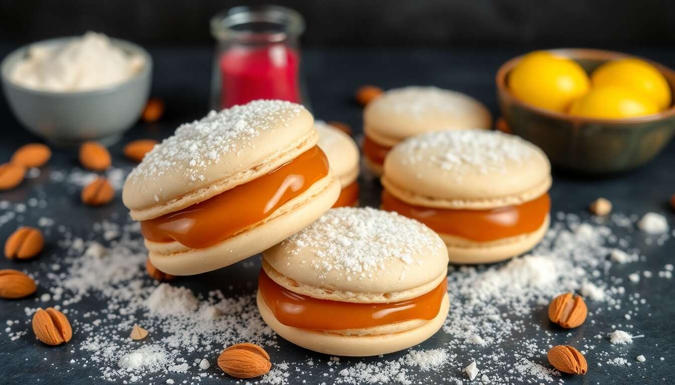 Recette de macarons au cœur coulant caramel beurre salé