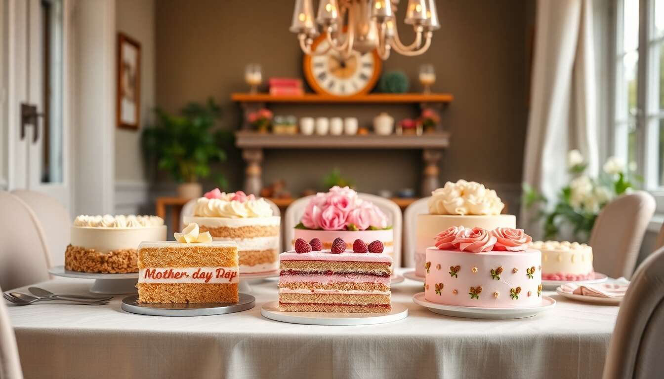 Top 10 gâteaux pour la fête des mères