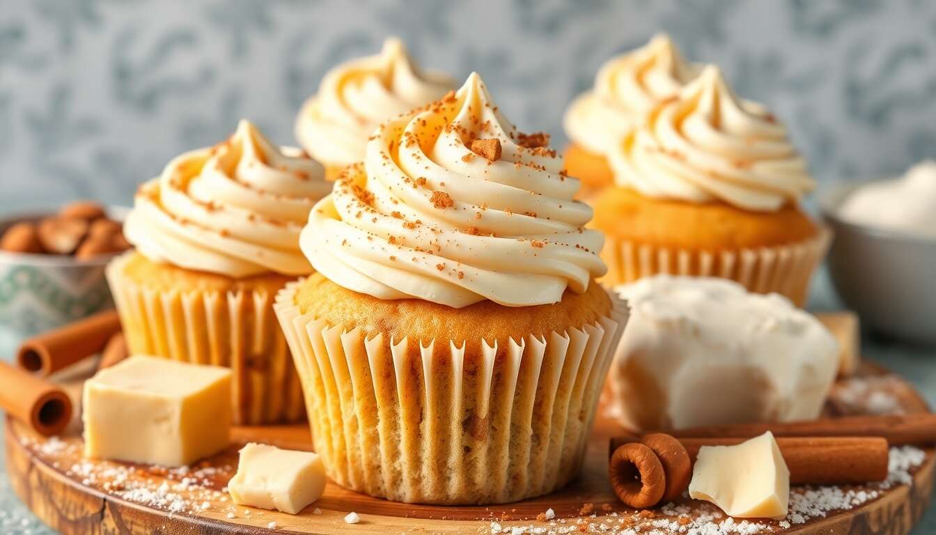 Recette de cupcakes façon cinnamon roll