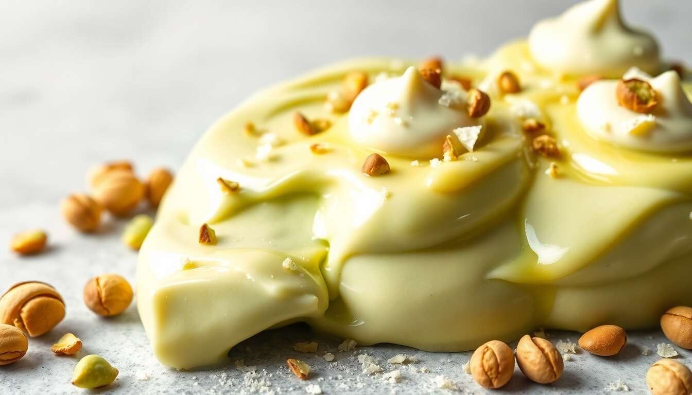 Recette de ganache à la pistache : délice crémeux à découvrir