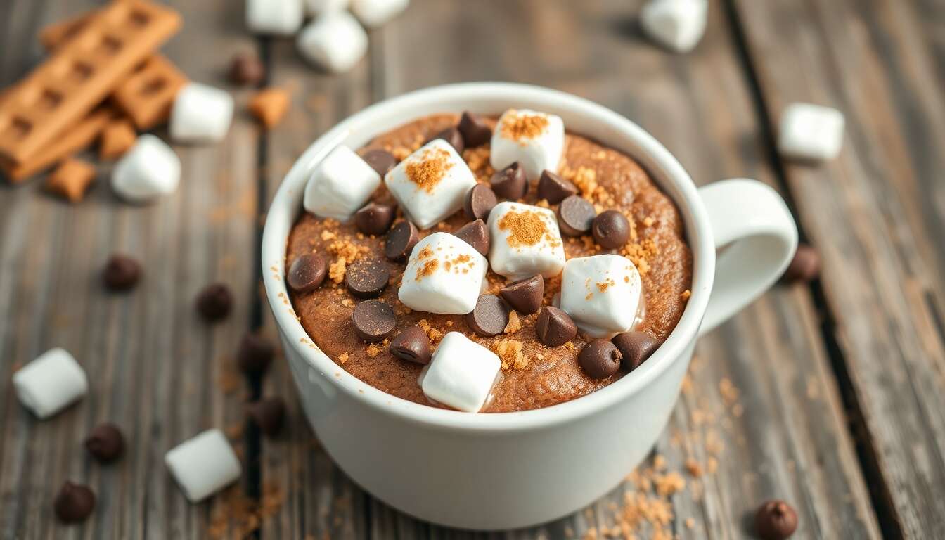 Mug cake façon s'mores : la recette gourmande