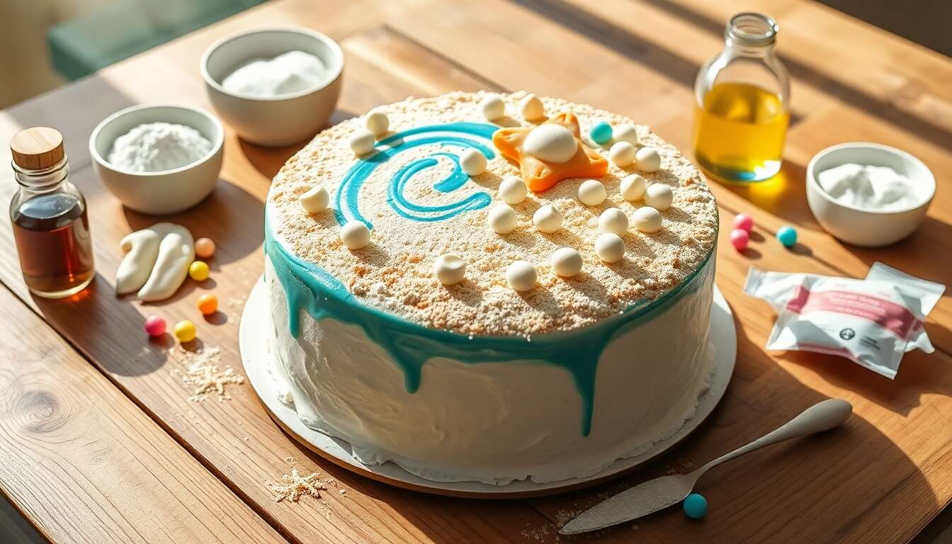 Gâteau Plage : recette Gourmande pour l'Été