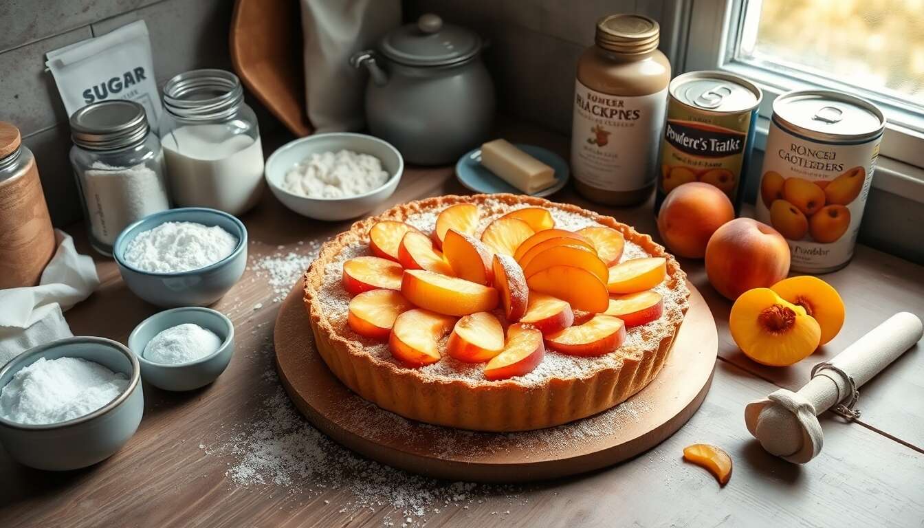 Recette de la tarte tropézienne aux pêches