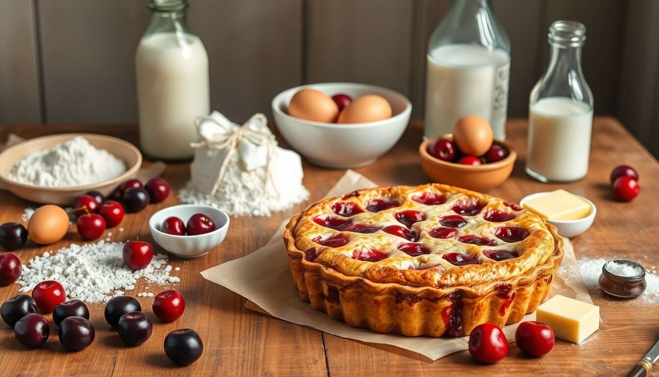 Clafoutis express aux cerises : prêt en 5 minutes !