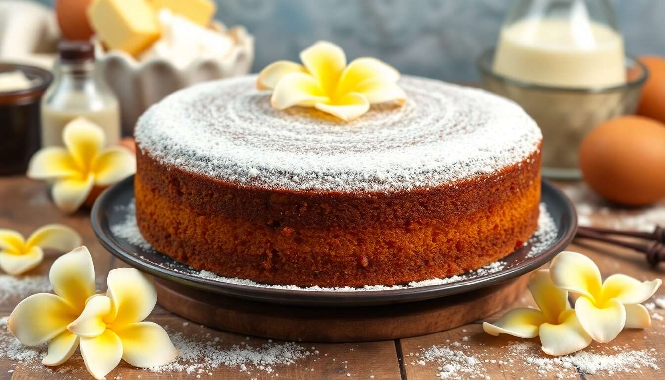 Recette facile de gâteau à la vanille