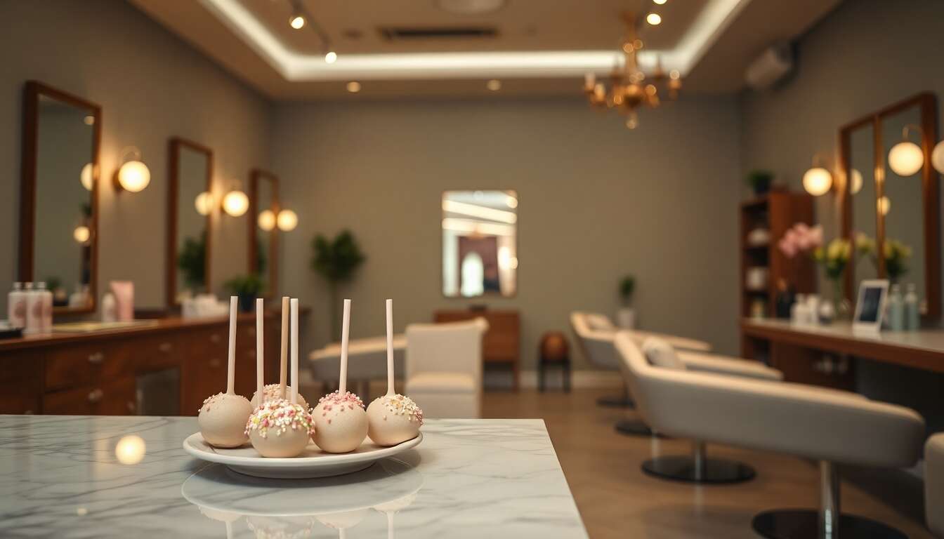 Cake pops : une pause gourmande chez l'esthéticienne