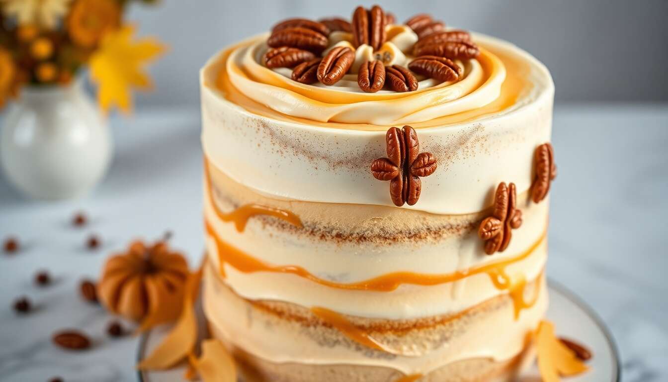 Recette de wedding cake aux saveurs d'automne