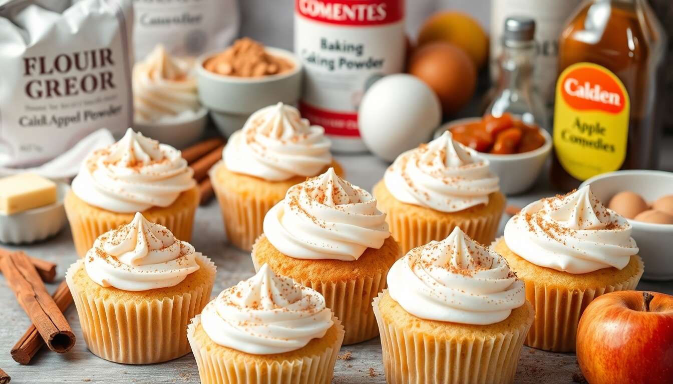 Recette Cupcakes Saveur Tarte aux Pommes