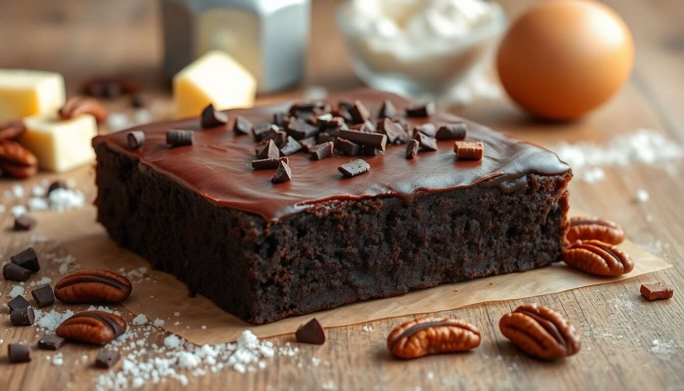 Recette authentique de brownie au chocolat