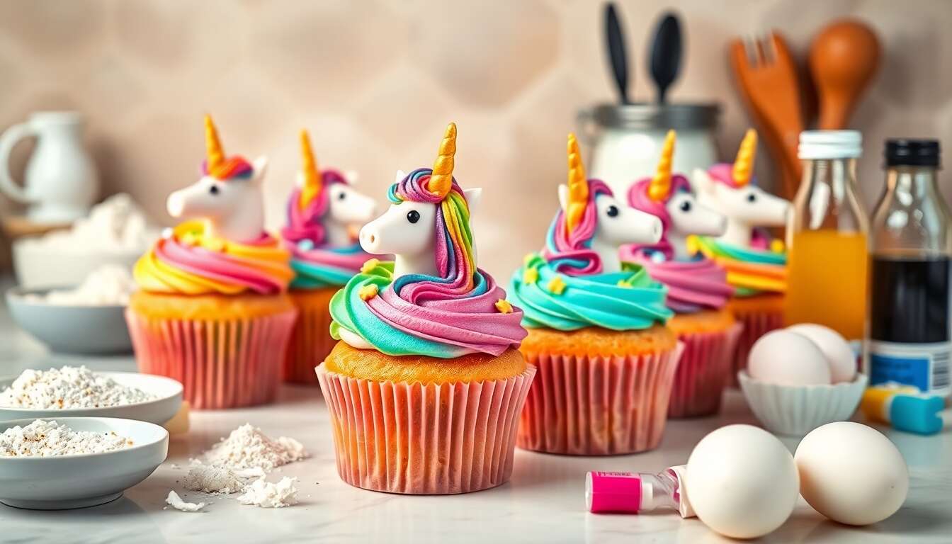 Recette de cupcakes magiques : créez votre topper licorne !